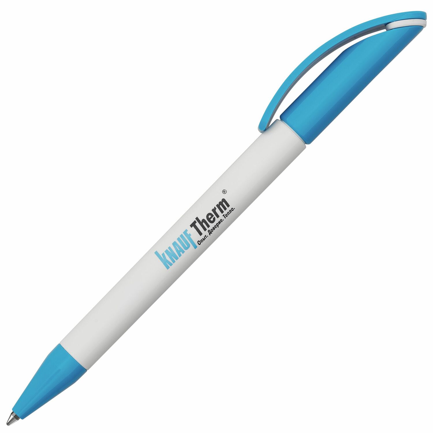 Пластиковая ручка с нанесением в 2 цвета <br>