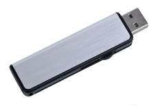 USB flash-карта "Pull" металл (8Гб) <br>