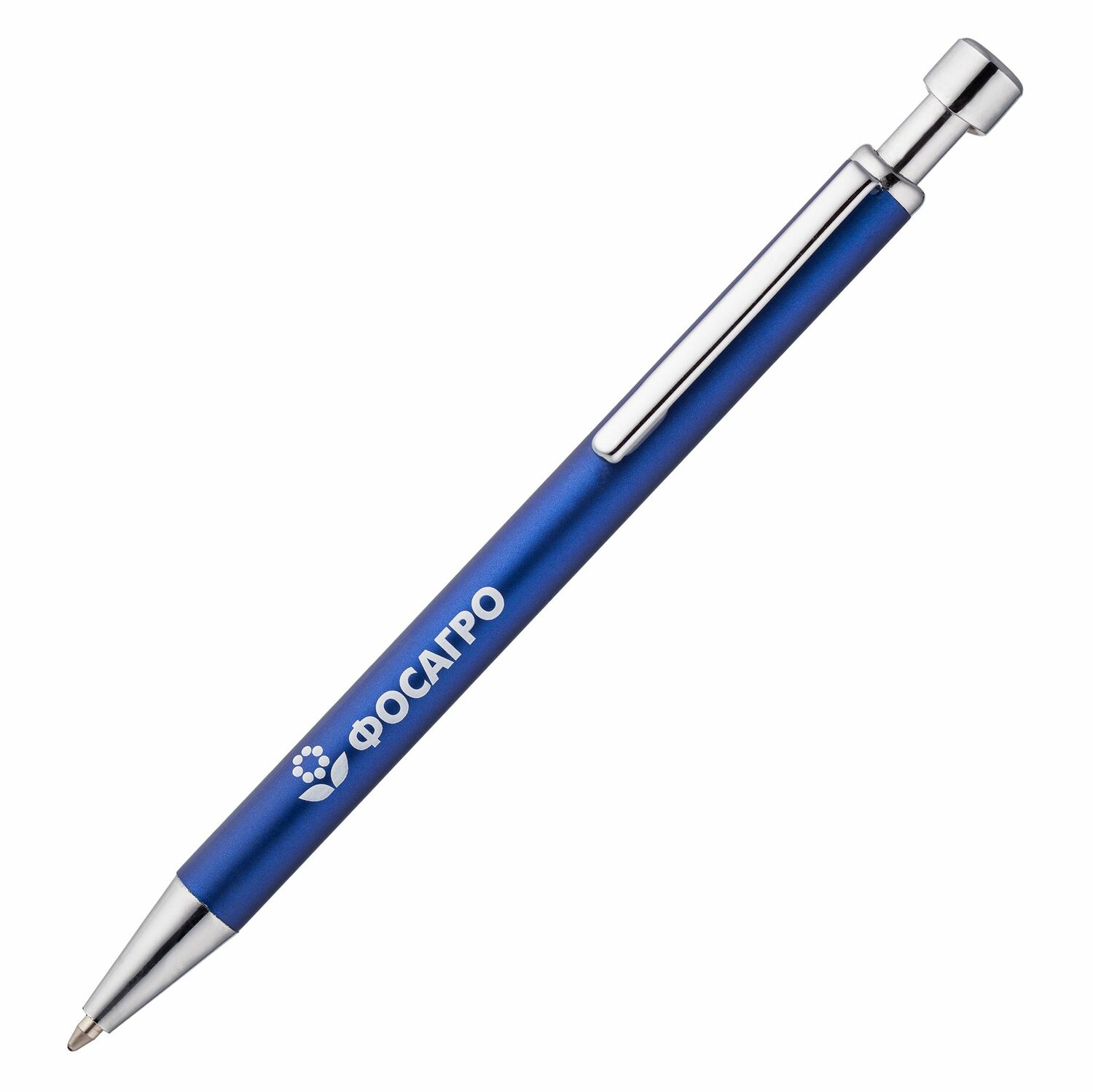 Металлическая ручка с печатью в 1 цвет <br>